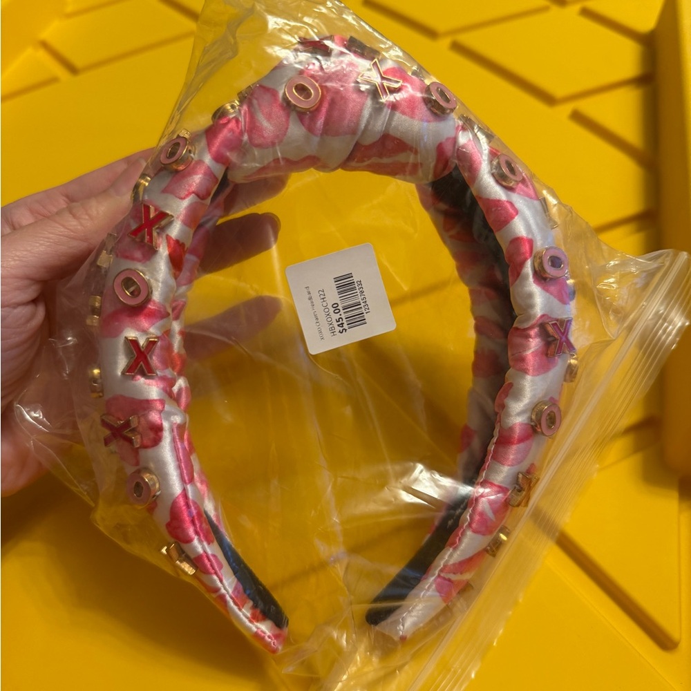 Brianna Cannon XOXO pink valentines headband